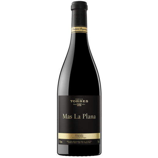 Torres Mas La Plana Cabernet Sauvignon 2017 wine bottle with rich, full-bodied profile and elegant finish