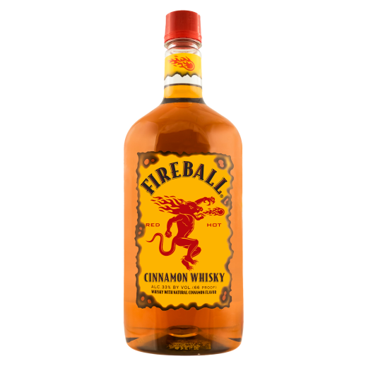 Fireball Cinnamon Whiskey Plastic 1.75 L