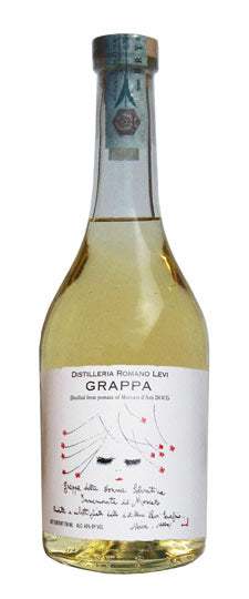 Romano Levi Grappa artisanal Italian spirit distilled from Moscato d’Asti pomace in 750ml bottle