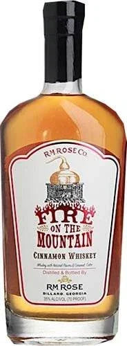 Cinnamon Whiskey R.M Rose Co. Fire on the Mountain 750 ML