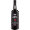 Kirkland Signature 10 Year Old Tawny Port 750 ML bottle with warm amber color and aged oak barrel background