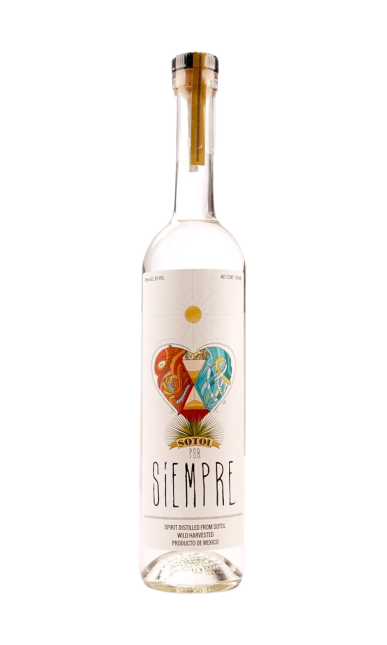 Bottle of Tanteo JBottle of Sotol Por Siempre Sotol 750 ML with desert plant backgroundalapeño Tequila 750 ML with jalapeños and agave