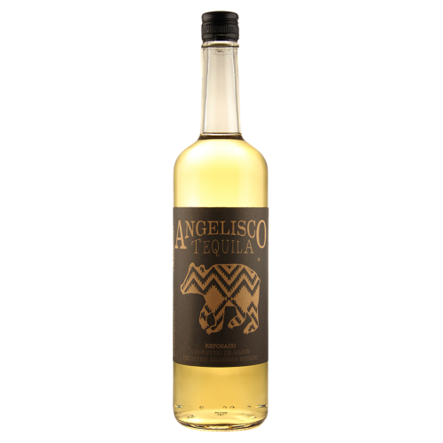Bottle of Angelisco Reposado Tequila 750 ML with premium design.