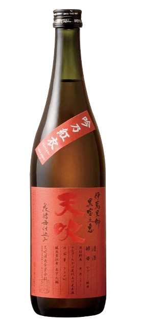 Amabuki Shuzo Gin No Kurenai Junmai Sake 720 ML bottle, delicate rice flavor, floral notes, and a clean finish – premium Japanese sake.