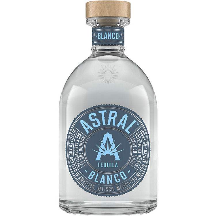 Bottle of Astral Tequila Blanco 80 Proof 750 ML