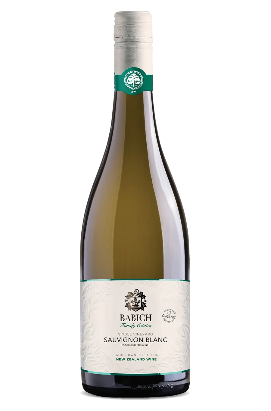 Babich Family Estates Headwaters Organic Marlborough Sauvignon Blanc 750 ML