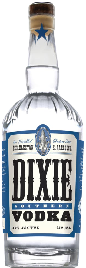 Dixie Southern Vodka 1.75L bottle made from American corn, smooth and six times distilled for clean, versatile taste