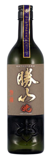 Katsuyama Brewery Akatsuki Junmai Daiginjo sake bottle 750ml.
