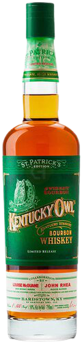 Kentucky Owl Limited Release St. Patrick's Edition Bourbon Whiskey 750 ML bottle.