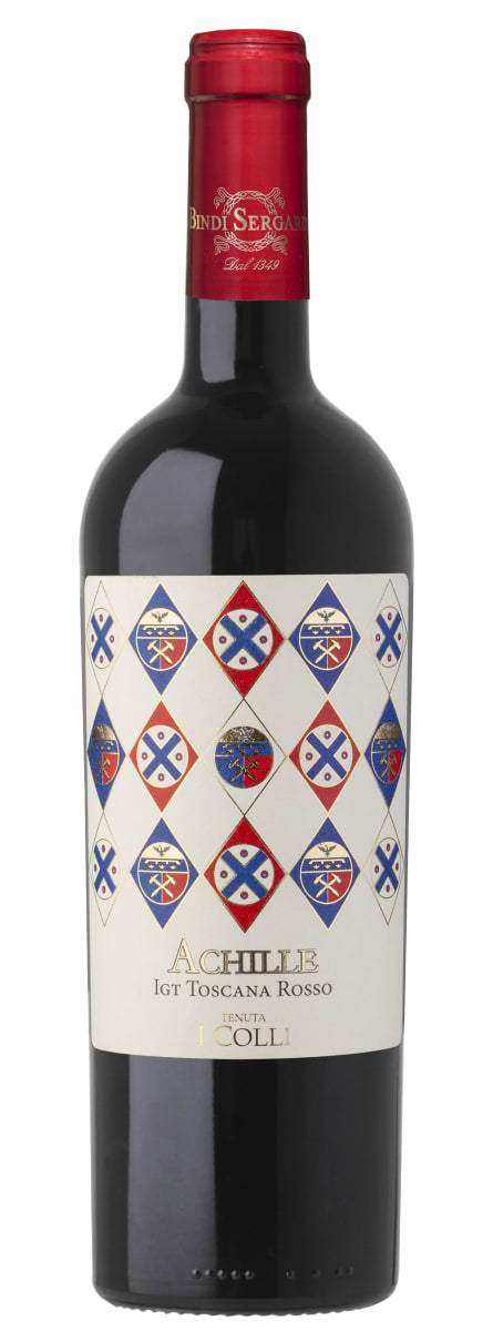 Bottle of Bindi Sergardi Toscana Rosso Tenuta I Colli Achille 2020 Italian Red Wine