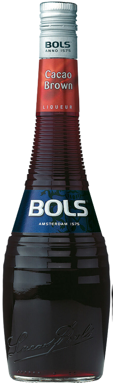 Bols Cacao Brown Liqueur 1L bottle rich chocolate-flavored spirit for cocktails and desserts