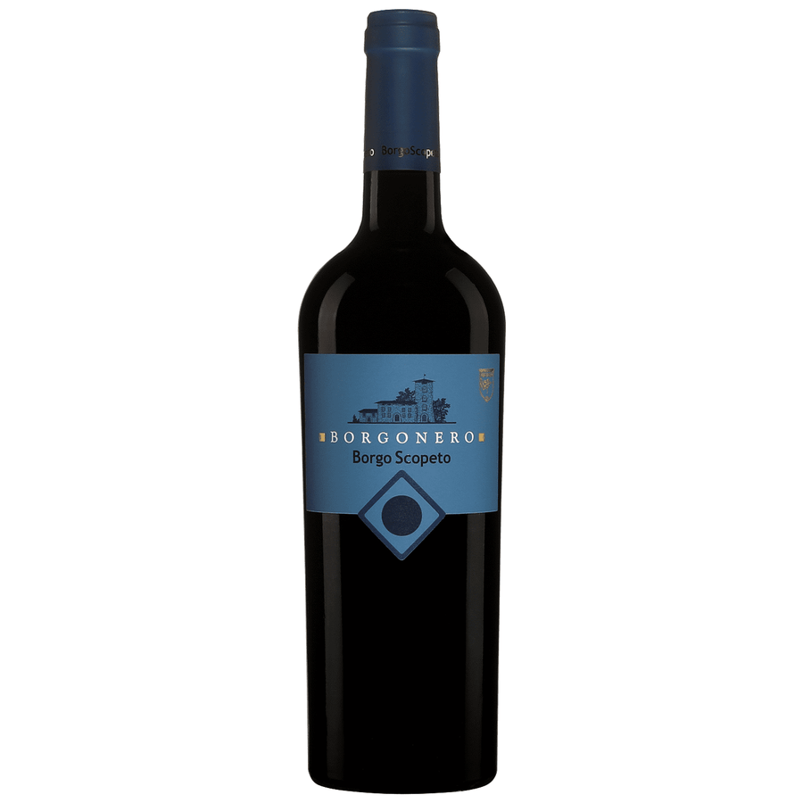 Borgo Scopeto Borgonero 750ML – Bold Tuscan Red Wine with Deep Fruit Flavors and Smooth Finish.