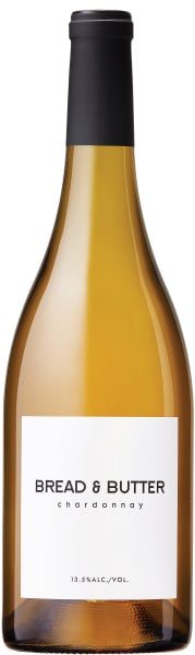 Bottle of Bread & Butter Chardonnay California 750 ML on a clean white background.