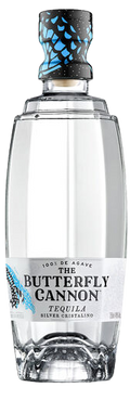 Butterfly Cannon Silver Cristalino Tequila 750 ML