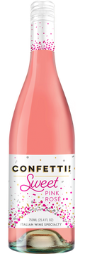 Confetti Sweet Pink Rose Flavored Wine 750 ML