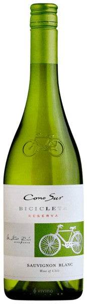 Cono Sur Bicicleta Sauvignon Blanc 750ml bottle with citrus and herbal notes from Valle Central Chile