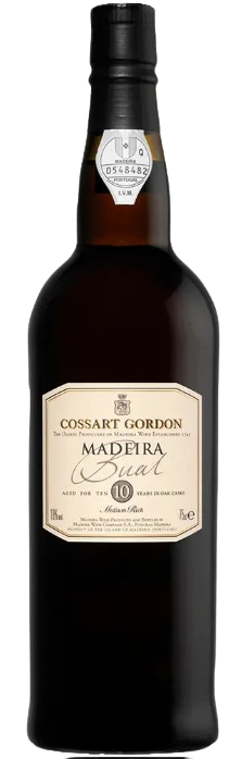 Bottle of Cossart Gordon 10 Years Old Bual Medium Rich Madeira 500 ML wine