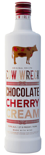 Cow Wreck Chocolate Cherry Cream 750 ML bottle