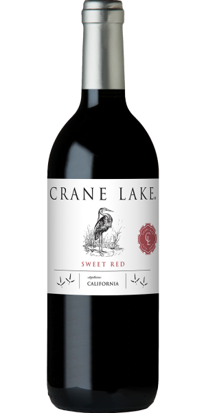 Crane Lake Cellars Sweet Red California 750 ML bottle with blackberry and raspberry flavors