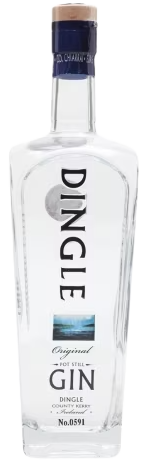 Dingleoriginal Pot Still Gin 700 ML bottle with unique botanicals.