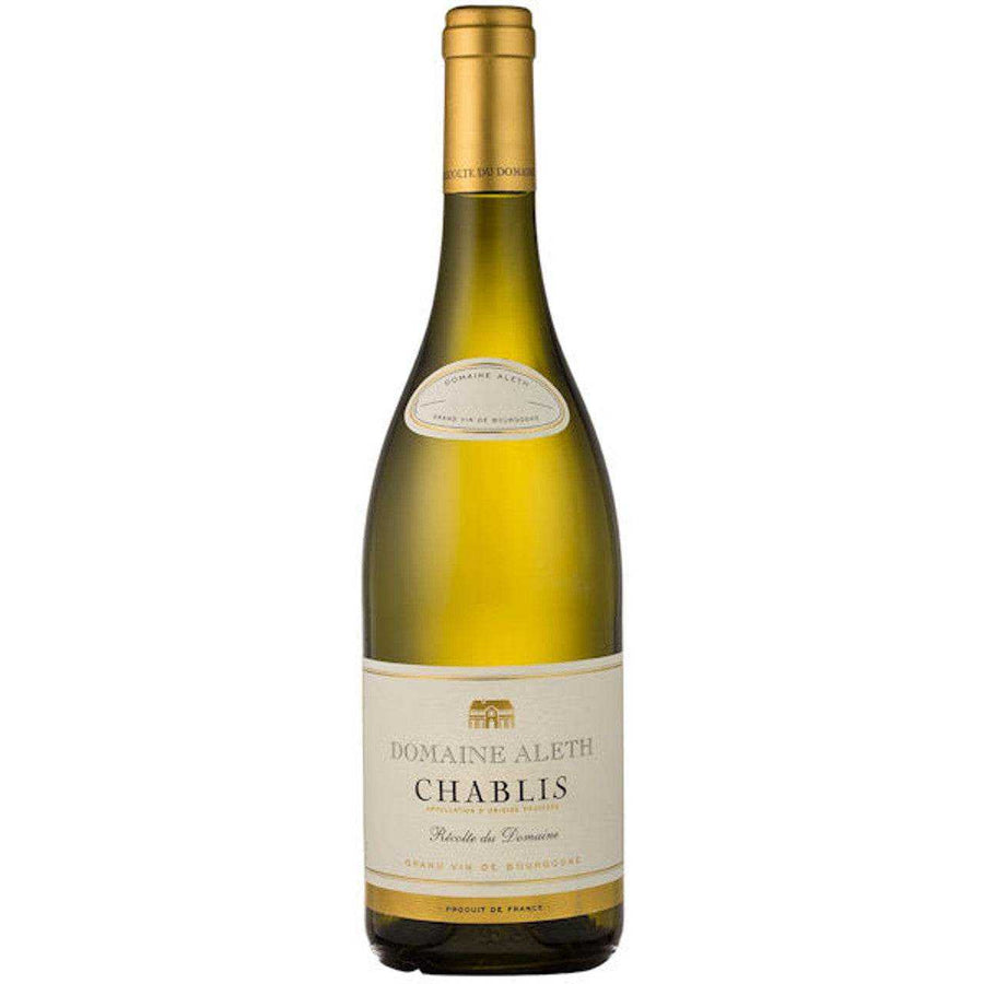 Bottle of Domaine Aleth Chablis 750 ML French white wine