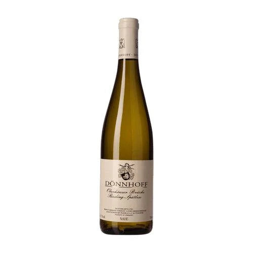 Donnhoff Riesling Spatlese Oberhauser Brucke 2023 750 ML bottle with ripe peach and citrus notes from Nahe terroir