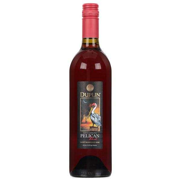 Bottle of Duplin Winery Pelican Red 750 ML smooth fruity red wine