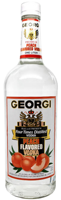 Georgi Peach Flavored Vodka 1 L
