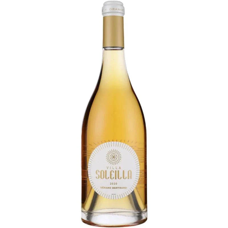 Bottle of Gerard Bertrand Vin Blanc Villa Soleilla France 2020 white wine with citrus and floral notes