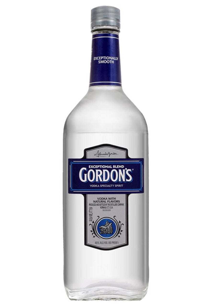 Gordon's Vodka 750 ML bottle, smooth mixable spirit.