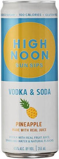 High Noon Spirits Sun Sips Pineapple Vodka and Soda 700 ML