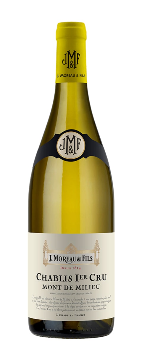 J. Moreau & Fils Chablis 1er Cru Mont de Milieu 2019 750 ML