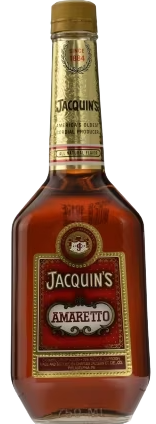 Jacquins Amaretto Liqueur 750ml bottle with rich almond and vanilla flavor