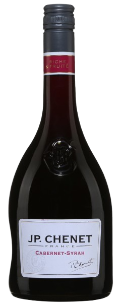 Jp. Chenet Vin De Pays D'Oc Cabernet Sauvignon Syrah 750ml French red wine bottle