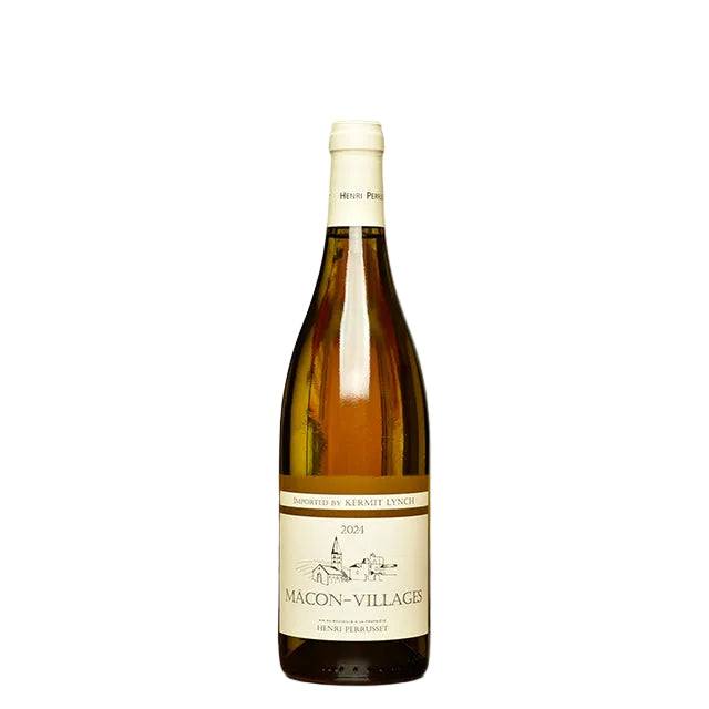 Henri Perrusset Macon Villages 2024 750 ML French white wine bottle with orchard fruit and citrus notes