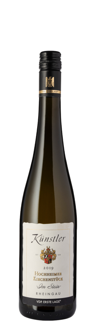 Kunstler Riesling Dry GG Hochheimer Kirchenstück 2020 bottle with elegant label and German Riesling wine characteristics