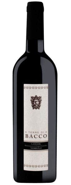 Terre di Bacco Langhe Nebbiolo 2019 750 ML – Italian Red Wine with Cherry, Rose, and Spice