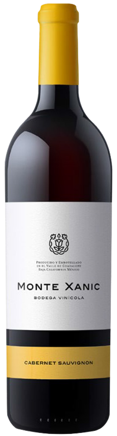 Monte Xanic CBottle of Monte Xanic Cabernet Sauvignon 2020, a bold Mexican red wine with deep color and elegant label, perfect for pairing with grilled meats or cheeses.abernet Sauvignon 2020 750 ML bottle, rich red wine with black currant, oak, and spice notes.