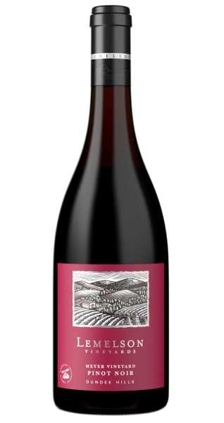 Lemelson Meyer Vineyard Pinot Noir 2021 750 ML Oregon red wine bottle