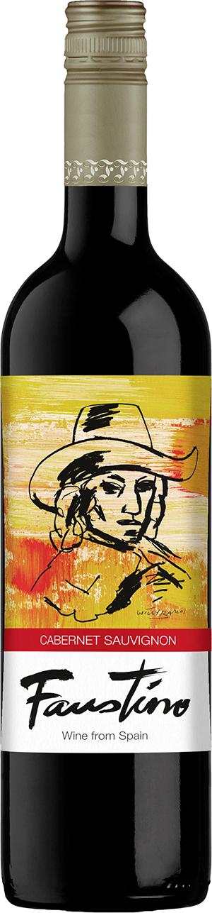 Bodegas Faustino Art Collection Rioja Cabernet Sauvignon 2020 750 ML red wine bottle