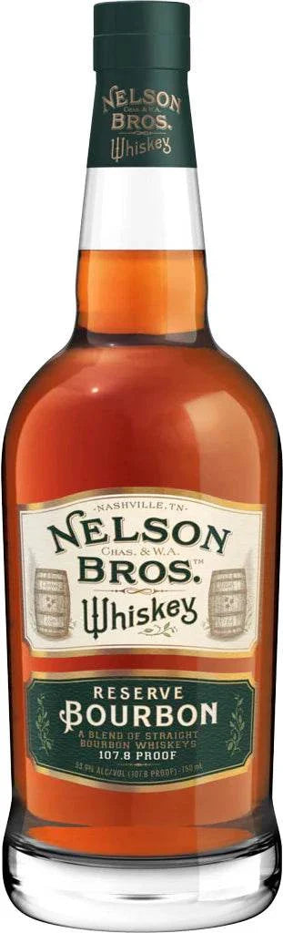 Nelson Bros Blended Bourbon Reserve 750ml bottle with bold, rich bourbon flavor