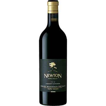 Newton Cabernet Sauvignon Spring Mountain District 2016 wine bottle with elegant label and dark glass