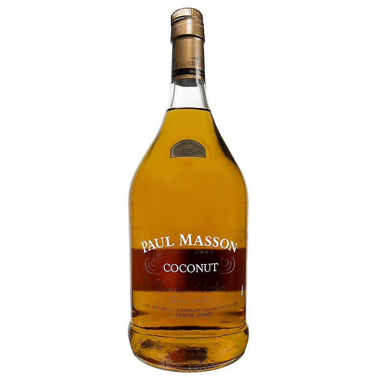 Paul Masson Coconut Flavored Brandy Grande Amber 54 1.75 L