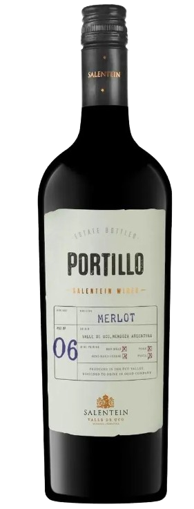 Bottle of Portillo Merlot Plot No.06 Valle De Uco 750 ML Argentine red wine