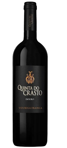 Quinta Do Crasto Douro Touriga Franca 2016 red wine bottle from Portugal's Douro Valley