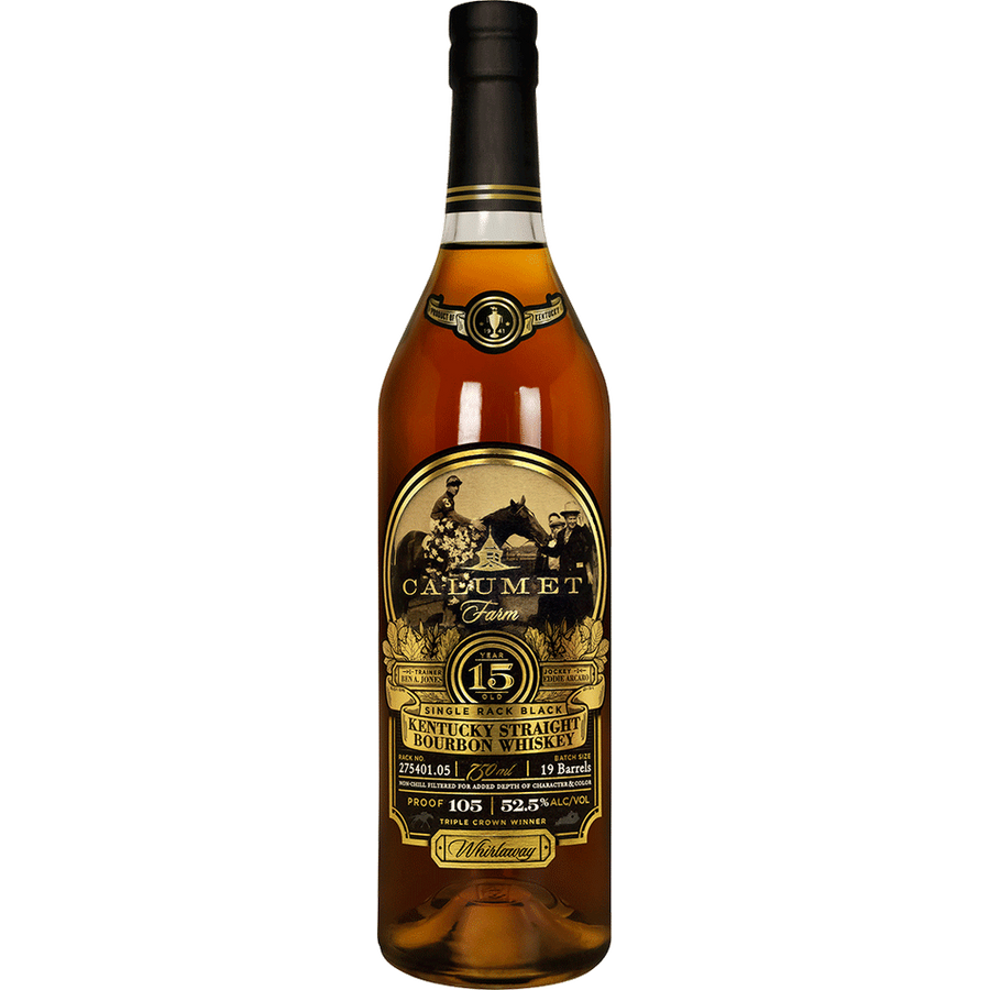 Calumet Farm 15 Years Old Kentucky Straight Bourbon Whiskey 750ML bottle.