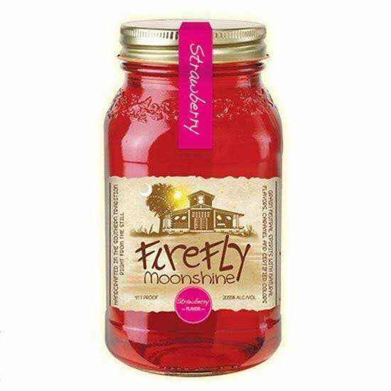 Firefly Strawberry Moonshine 750ML authentic Southern strawberry moonshine bottle