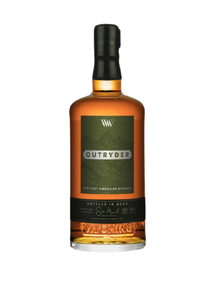 Wyoming WhiBottle of Wyoming Whiskey Outryder Straight American Whiskey 750 ML – Unique Blendskey Outryder Straight American Whiskey 750 ML bottle.
