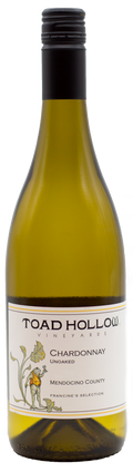 Toad Hollow Francines Selection Unoaked Chardonnay 750 ML