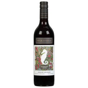 Wakefield Promised Land Cabernet Sauvignon 750 ML wine bottle with colorful seahorse label.